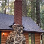 Mt. Hood Cabin Chimney Rebuild with Wood Stove Insert Installation